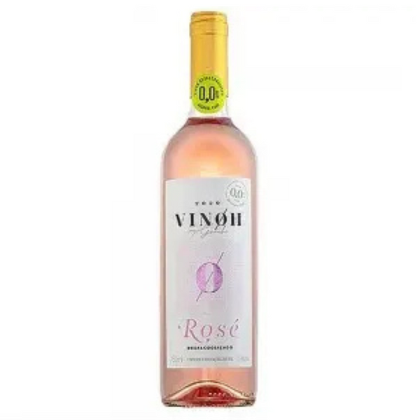 Vinho Sem Álcool Rosé Seco Merlot e Moscato Vinoh - 750mL - Nacional - 01 un #2 Vinho Sem Álcool Rosé Seco Merlot e Moscato Vinoh - 750mL - Nacional - 01 un