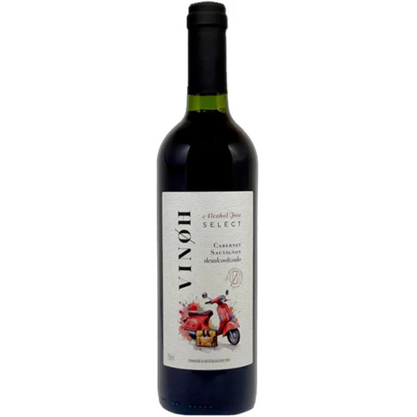 Vinho Sem Álcool Tinto Seco Cabernet Vinoh Select - 750mL - Nacional - 01 un