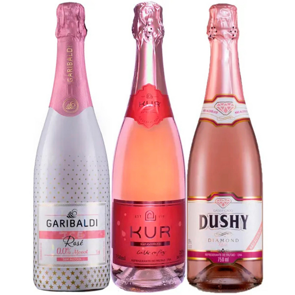 Combo de Espumantes Sem Álcool Rosé