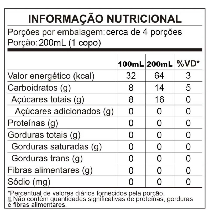 Frisante Sem Álcool Branco Doce Garibaldi Relax - 750mL - Nacional - 01 un