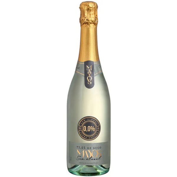Gaseificado Sem Álcool Branco Doce Moscato Mayos - 750mL - Nacional - 01 un