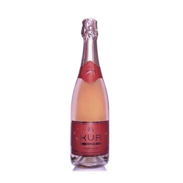 Gaseificado Sem Álcool Rosé Doce Moscato Kur - 750mL - Nacional - 01 un