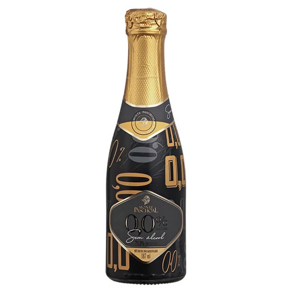 Mini Gaseificado Sem Álcool Branco Doce Monte Paschoal - 187mL - Nacional - 01 un