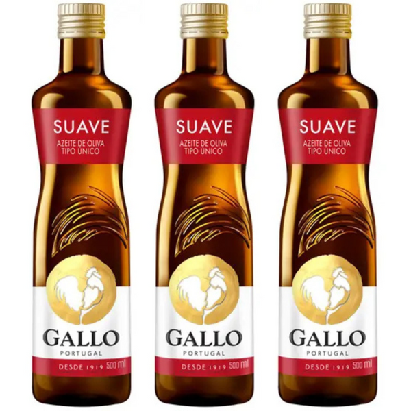 Kit Azeite de Oliva Tipo Único - 3 Unidades com 500ml Cada