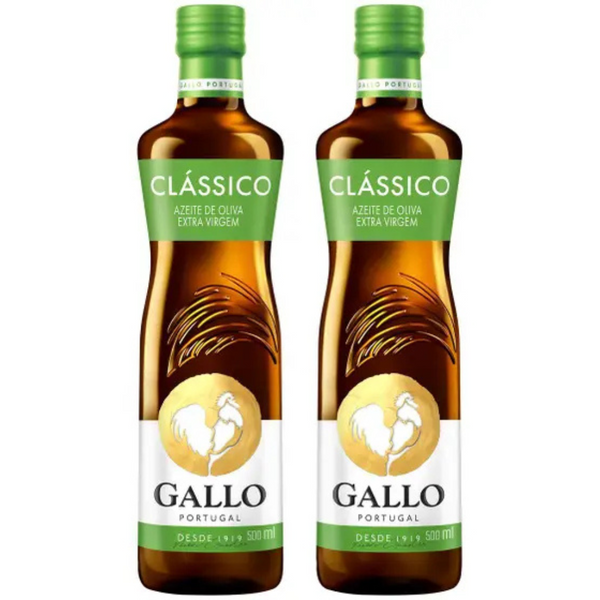 Kit Azeite de Oliva  Clássico Extravirgem - 500ml 2 Unidades