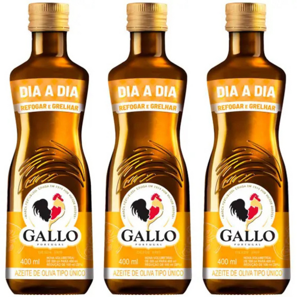 Azeite de Oliva 400ml 3 Unidades