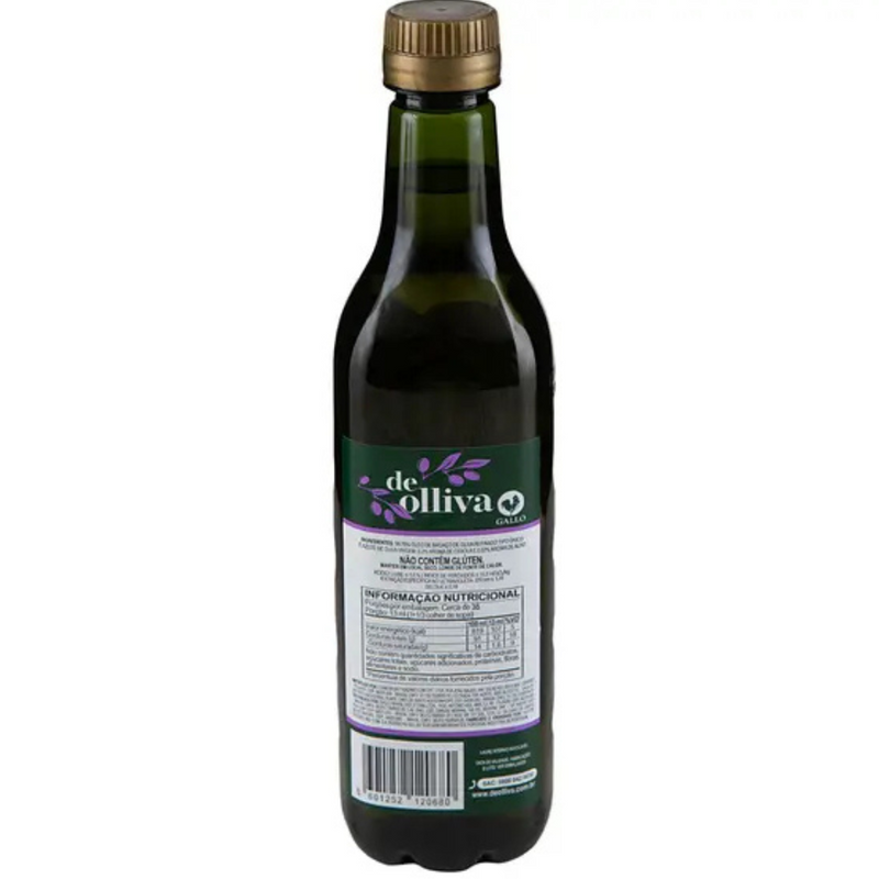 Azeite de Oliva De Olliva Cebola e Alho 500ml