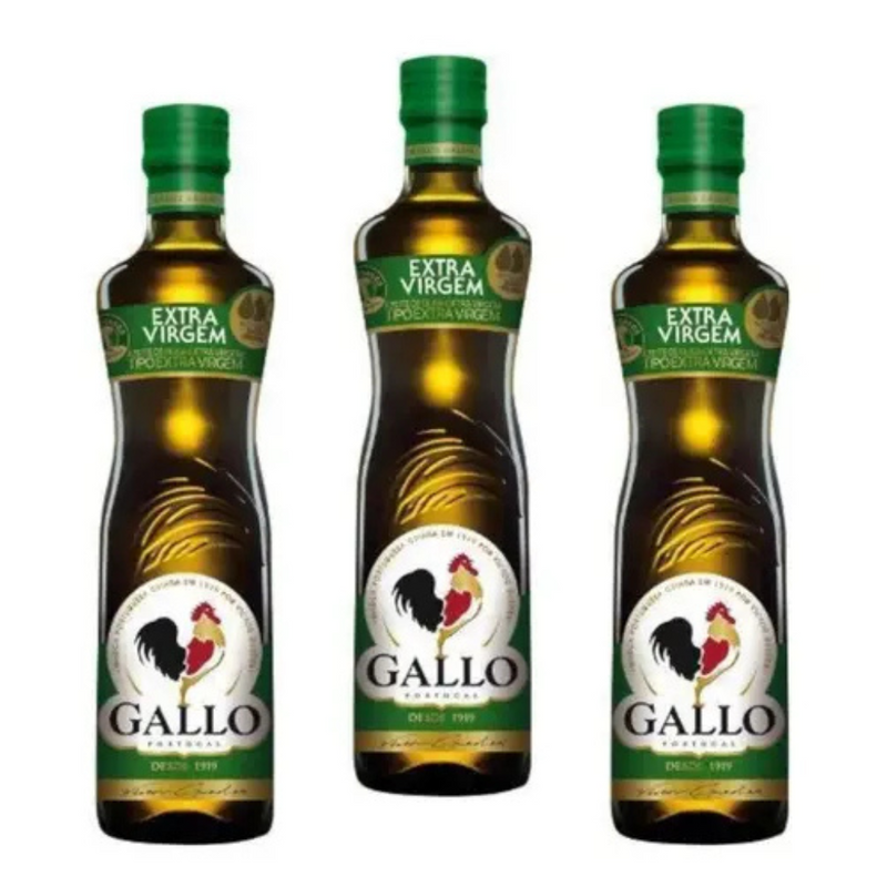 Kit 3 Azeites de Oliva  Extra Virgem 500ml