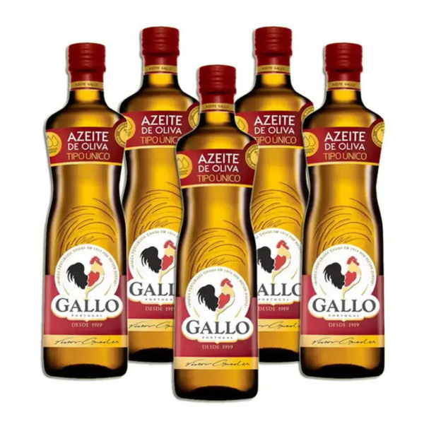 Azeite De Oliva Tipo Único Português 500ml Kit 5