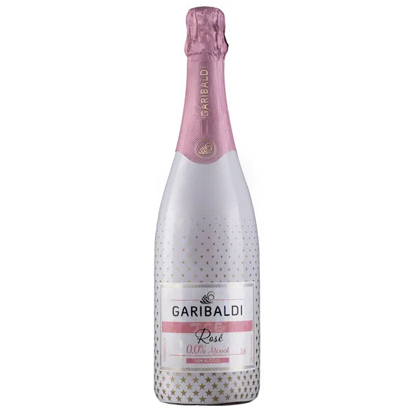 Gaseificado Sem Álcool Rosé Doce Garibaldi Ice - 750mL - Nacional - 01 un